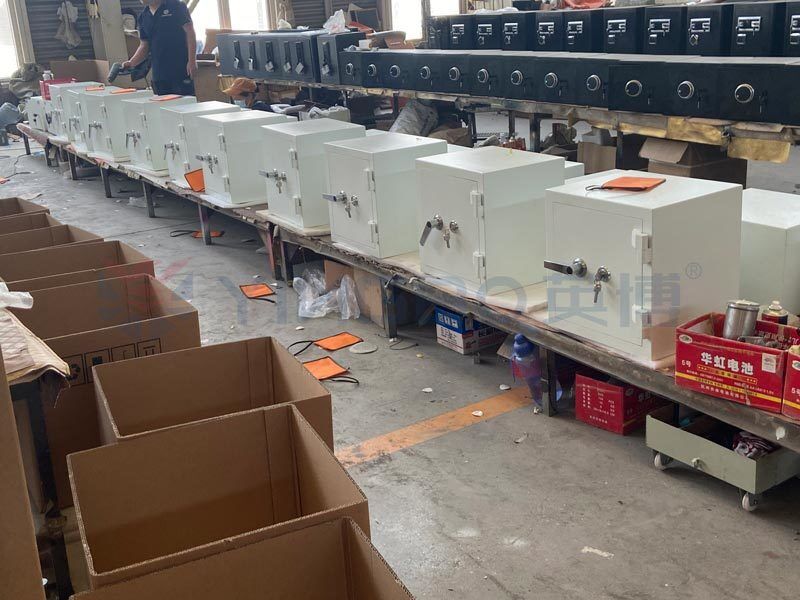 Hebei Yingbo Safe Boxes Co., Ltd প্রস্তুতকারকের উৎপাদন লাইন