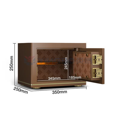 0.55 Cu Ft ফিঙ্গারপ্রিন্ট লক অফিস সিকিউরিটি জন্য নিরাপদ বক্স