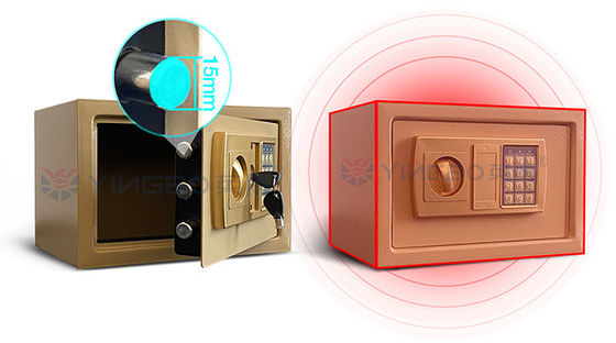 সোনার 3 বোল্ট 2 কী ইলেকট্রনিক ডিজিটাল স্টিল সিকিউরিটি সিকিউরিটি 8.5L 310x200x200mm