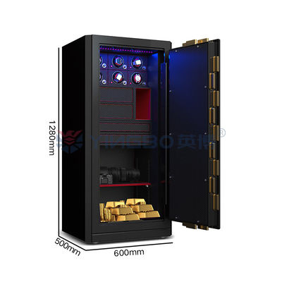 H1280mm জুয়েলারি বক্স সেফ বায়োমেট্রিক ফিঙ্গারপ্রিন্ট লক ওয়াচ উইন্ডার সেফ