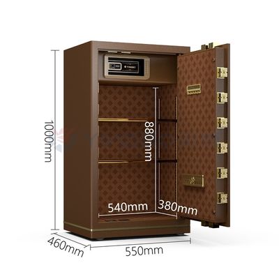 H1000mm সলিড স্টীল বিলাসবহুল অফিস ফিঙ্গারপ্রিন্ট লক সিকিউরিটি জন্য সিকিউরিটি বক্স YB/N7-100