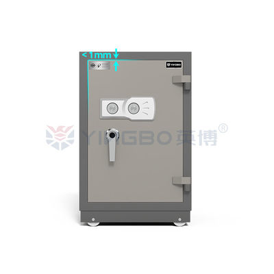 H680mm কঠিন ইস্পাত 1 ঘন্টা অগ্নি নিরাপদ বক্স অ্যান্টি-চুরি YB / FG-68 তাপ প্রতিরোধী নিরাপদ