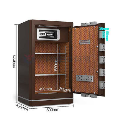 OEM পেটেন্টড ডাবল টি বোল্টস এবং অভ্যন্তরীণ লকিং সিকিউরিটি বক্স হোম YB/N6-88