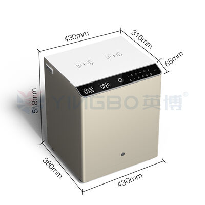 ব্যক্তিগত মূল্যবান জিনিসপত্র এবং গুরুত্বপূর্ণ নথিপত্রের জন্য জলরোধী বেডসাইড টেবিল সেফ বক্স ইলেকট্রনিক লক সিকিউরিটি স্টোরেজ সলিউশন