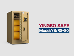 YB/RS-80 ফিঙ্গারপ্রিন্ট লক হোম স্যফ গোল্ডেন