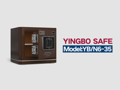 YB/N6-35 ফিঙ্গারপ্রিন্ট লক হোম সেফ কঠিন ইস্পাত