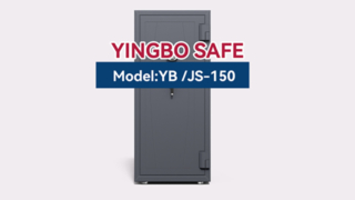 কঠিন বল্টু গ্রে ফুল-কভারেজ জুয়েলারী ক্যাবিনেট